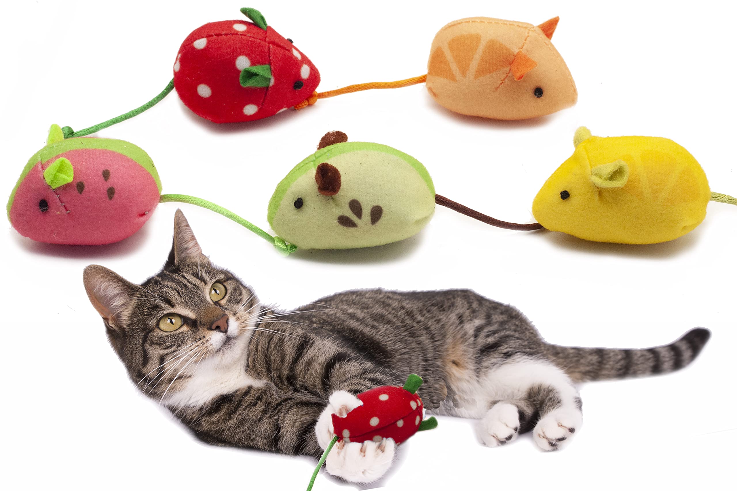 Catnip Mice Toy Pack