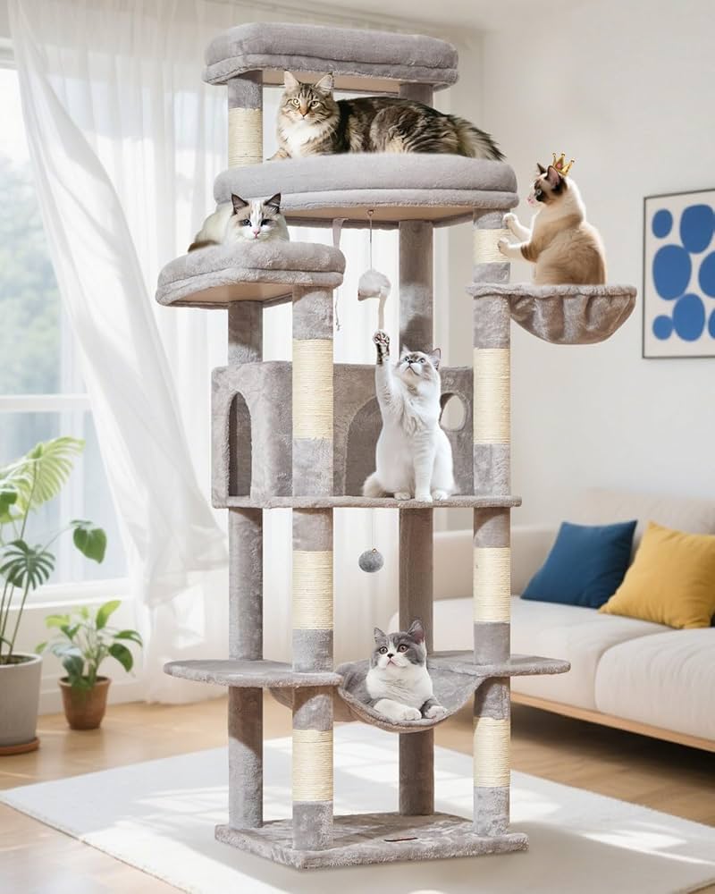 Multi-Level Cat Tree Tower
